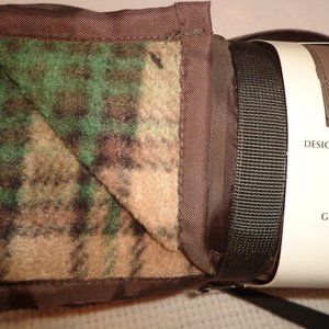 NWT Rainforest Indoor-Outdoor Water-Resistant Throw Blanket - 60x70” Green Plaid